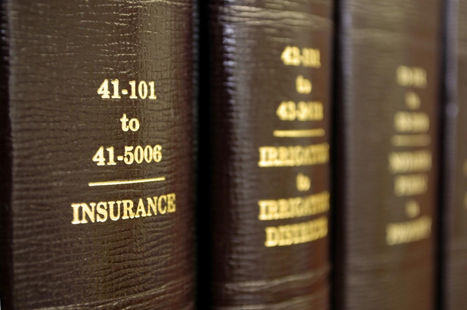  Law books with focus on book needed to review for insurance coverage disputes 